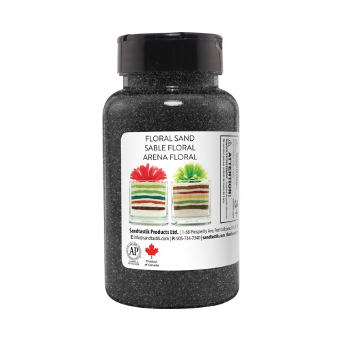 Floral Colored Sand - Black - 22 oz (623 g) Bottle